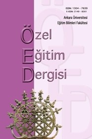 Ankara Üniversitesi Eğitim Bilimleri Fakültesi Özel Eğitim Dergisi Kapak resmi