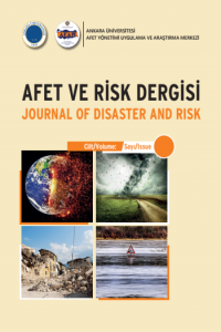 Afet ve Risk Dergisi Kapak resmi