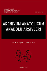 Archivum Anatolicum-Anadolu Arşivleri Kapak resmi